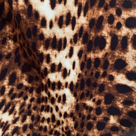 Worthington Cheetah Leopard Cross Front Tank NWT! - Picture 6 of 10